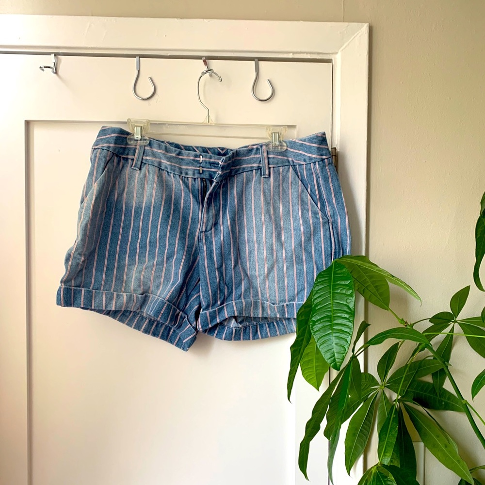 Dear John Denim Striped Shorts